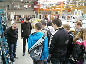 Exkurze ve firmě - ZŠ Nové Město na Moravě